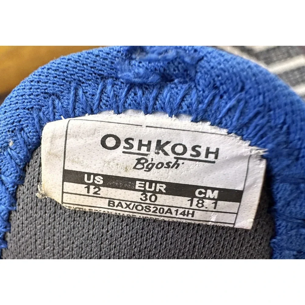OshKosh Water Shoes Closed Toe Athletic Toddler Boys 12 Blue Excellent